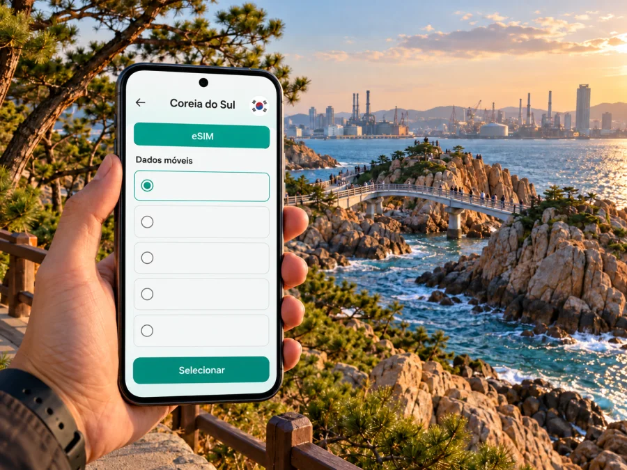 eSIM em Ulsan: internet móvel na Coreia do Sul