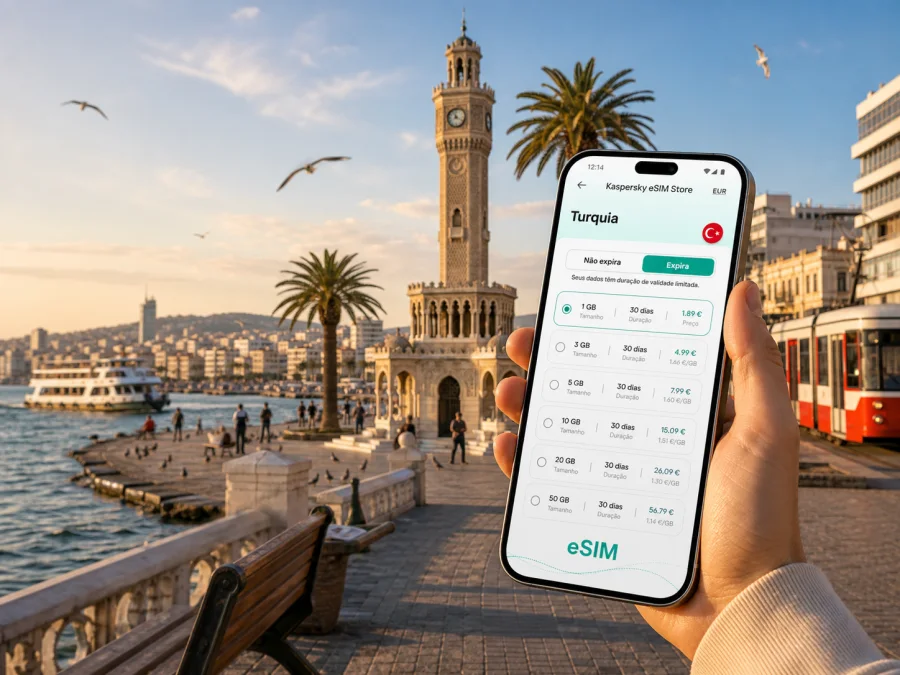 eSIM em Izmir: internet móvel para viagem