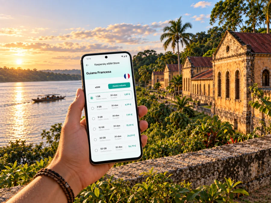 eSIM em Saint-Laurent-du-Maroni: guia de viagem