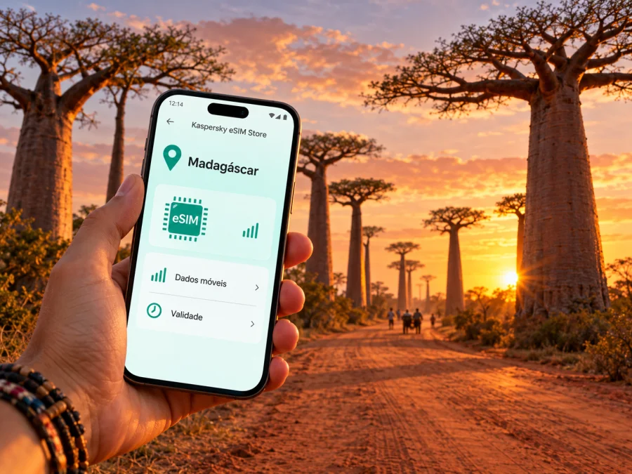Morondava eSIM: internet móvel em Madagáscar