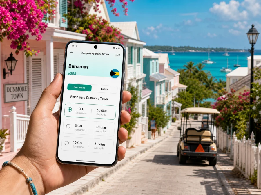 Dunmore Town eSIM: internet móvel para viagem