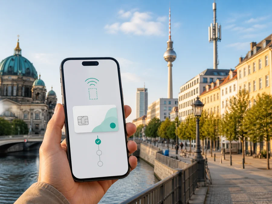 Telekom eSIM na Alemanha: ativação e viagem