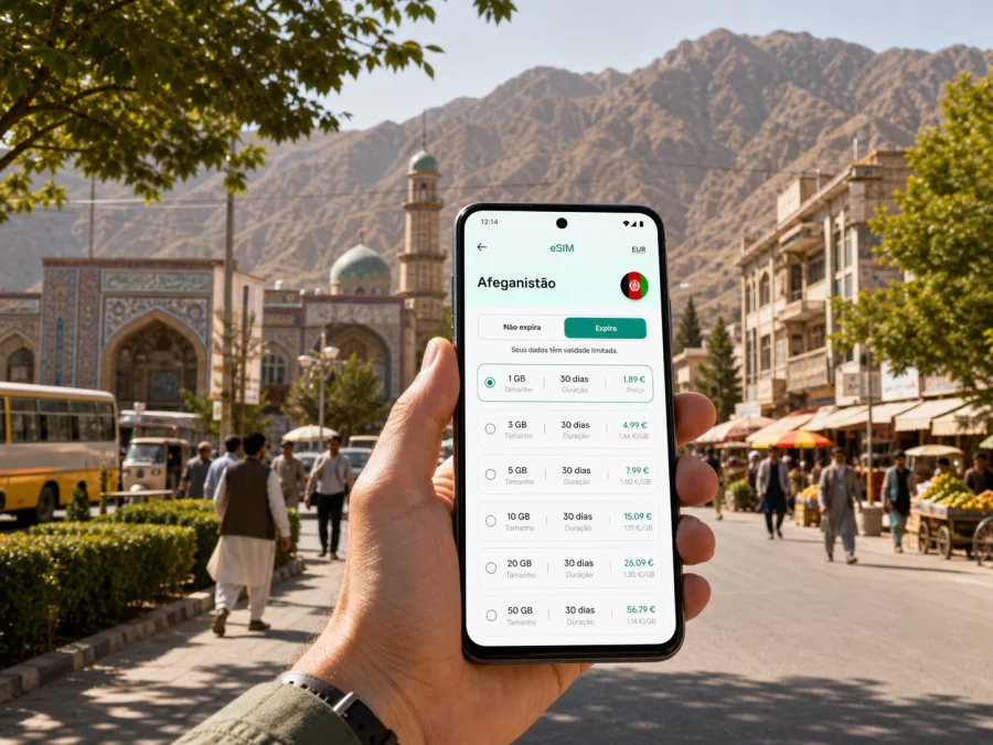 eSIM em Jalalabad: internet para viagem