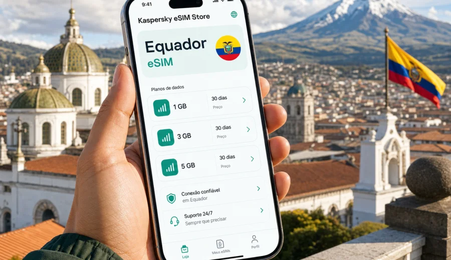 eSIM no Equador: conexão móvel e internet