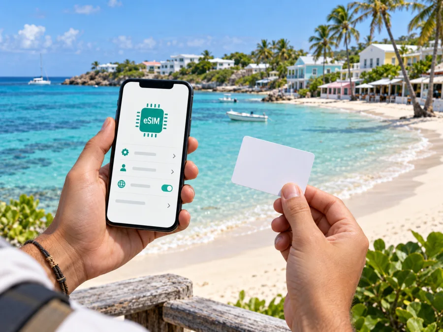 Digicel eSIM em Anguila: o que verificar