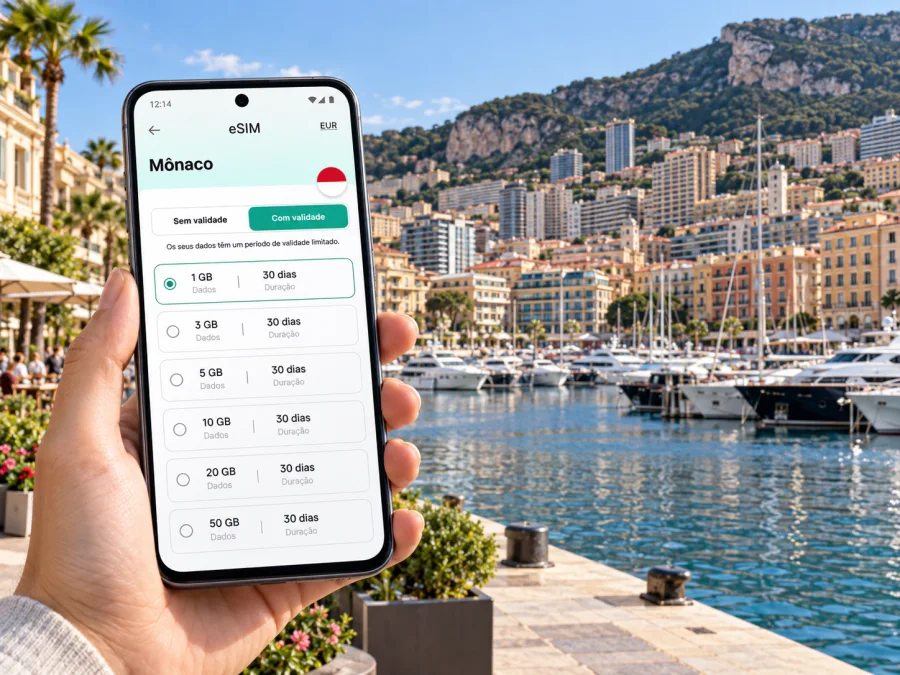 eSIM em La Condamine, Mônaco: guia de viagem