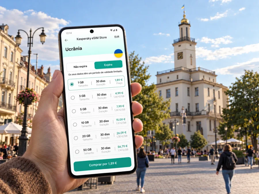 eSIM em Ivano-Frankivsk: internet móvel na Ucrânia