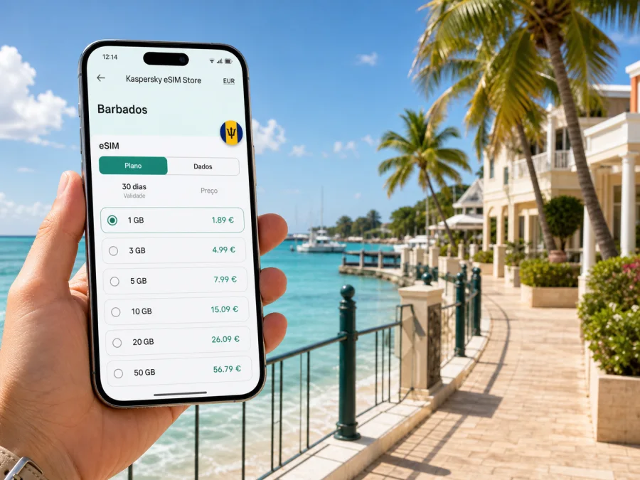 Holetown eSIM: internet móvel em Barbados