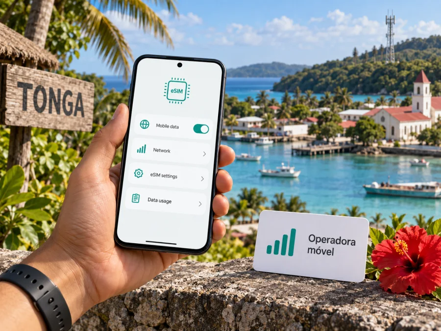 TCC eSIM em Tonga: o que verificar
