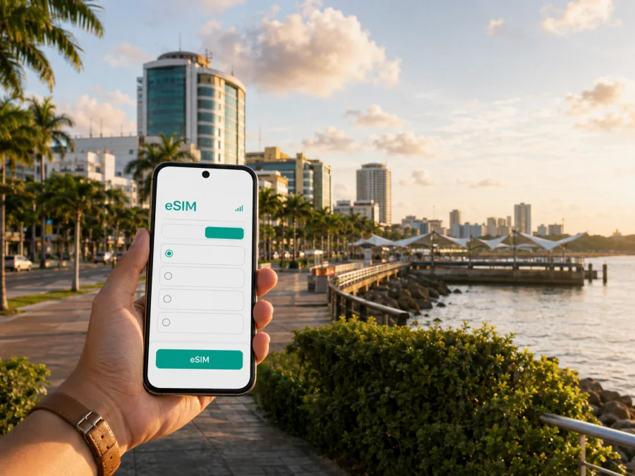 eSIM para Miri: internet móvel na Malásia