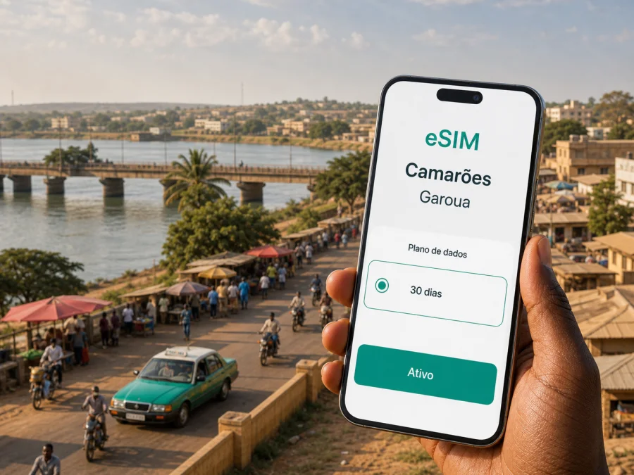 eSIM em Garoua: internet móvel para viajar