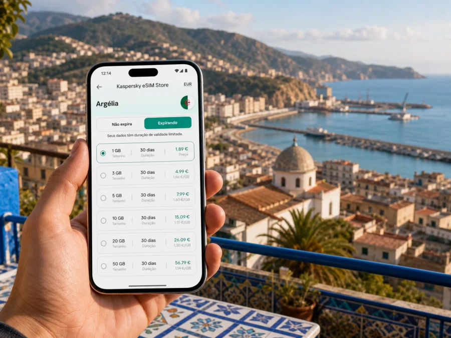 Bejaia com eSIM: internet e conexão móvel