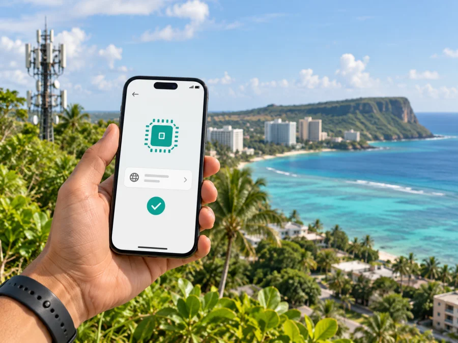 IT&E eSIM em Guam: guia para viajantes