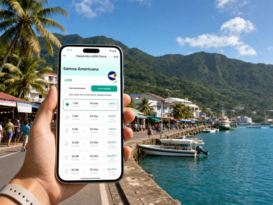 Fagatogo eSIM: internet móvel para viagem