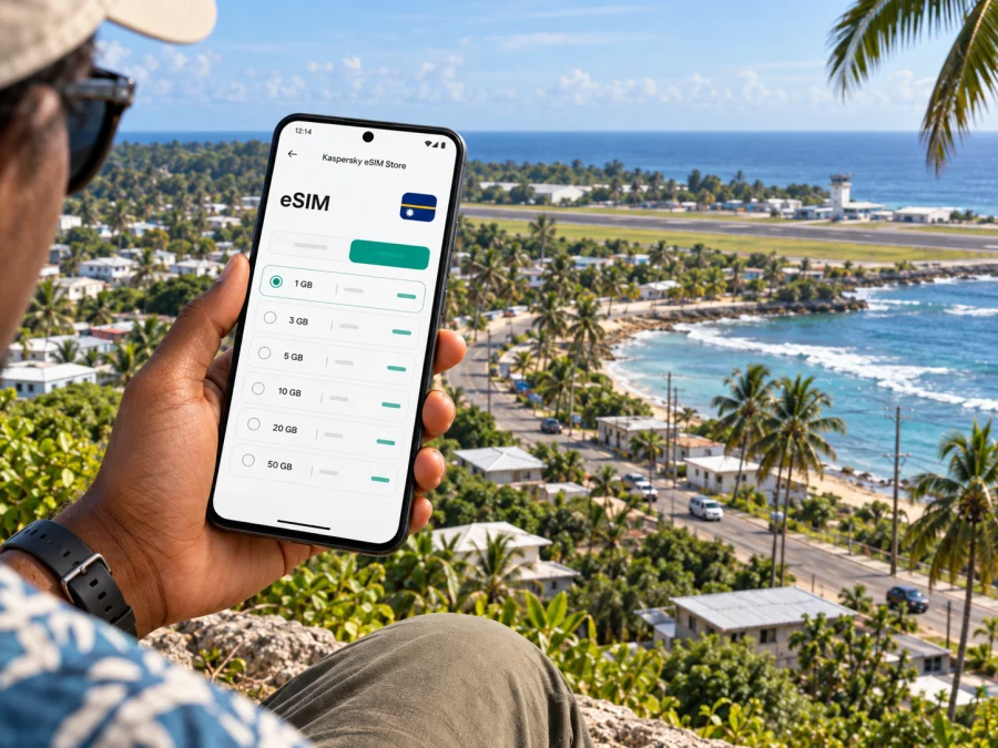 Boe eSIM: internet móvel para visitar Nauru