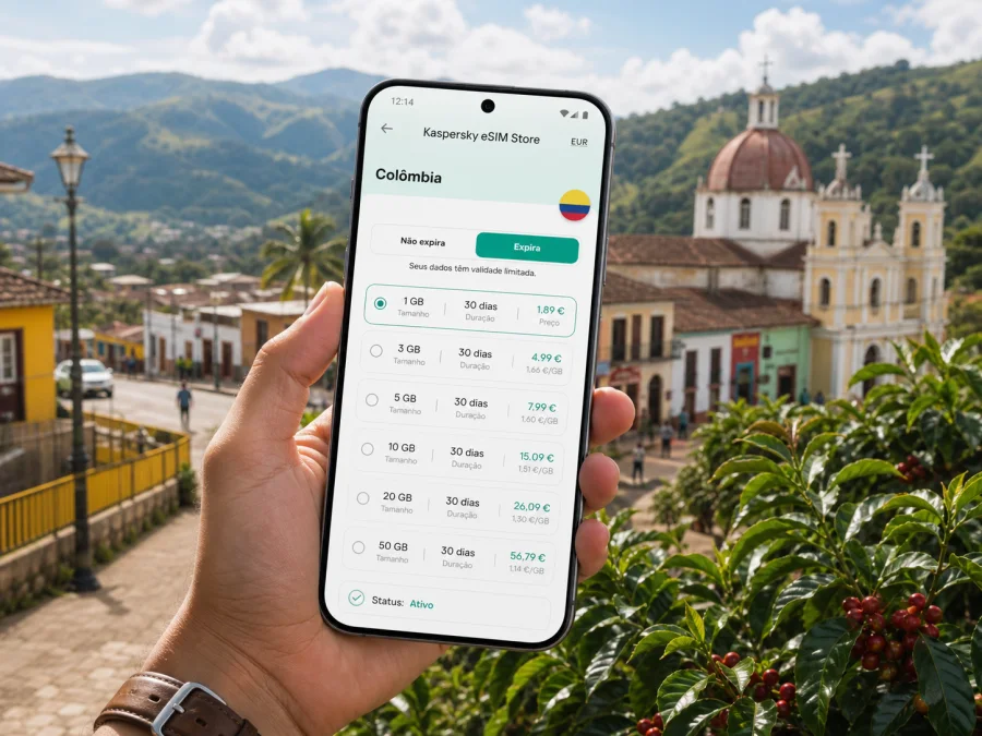 Armênia eSIM: internet móvel na Colômbia
