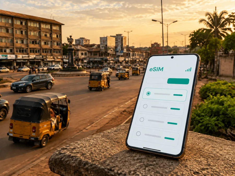 eSIM para Benin City: internet na Nigéria