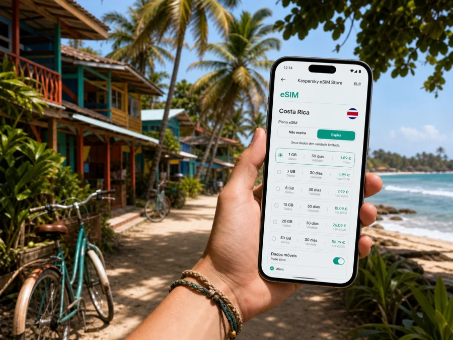 eSIM em Puerto Viejo: internet e conexão móvel