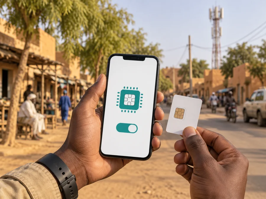 Zamani Telecom eSIM no Níger: o que verificar