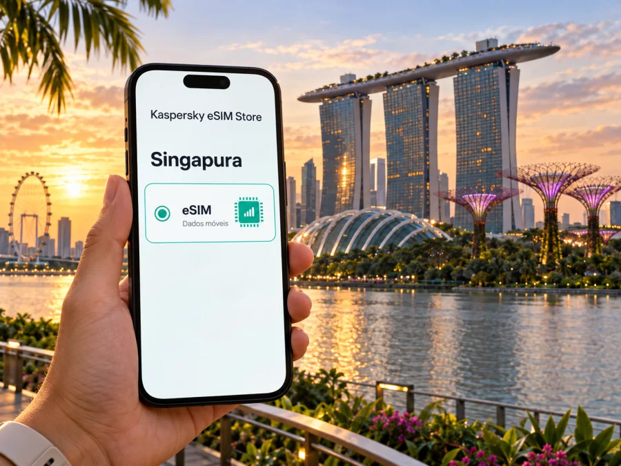 eSIM em Singapura: internet móvel na cidade