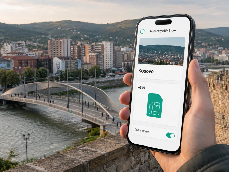eSIM em Mitrovica: internet móvel no Kosovo