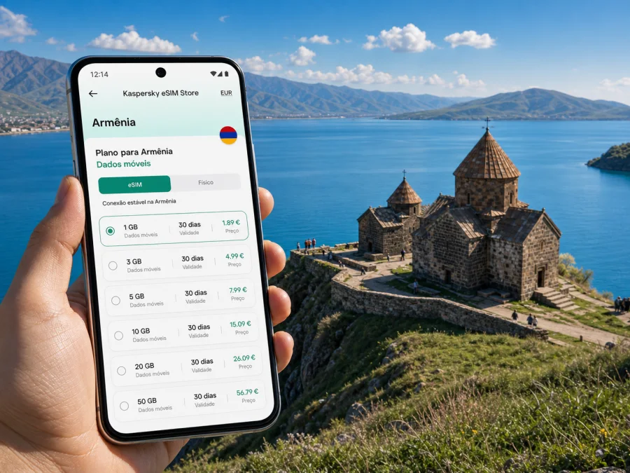 Sevan eSIM: internet móvel na Armênia