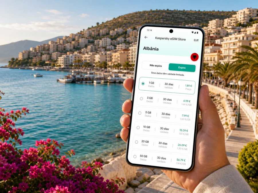 eSIM em Sarande: internet para viajar