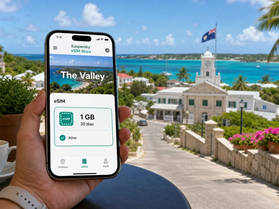 eSIM em The Valley: conexão móvel e internet