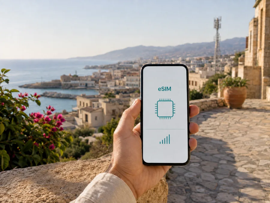Cyta eSIM no Chipre: ativação e viagem