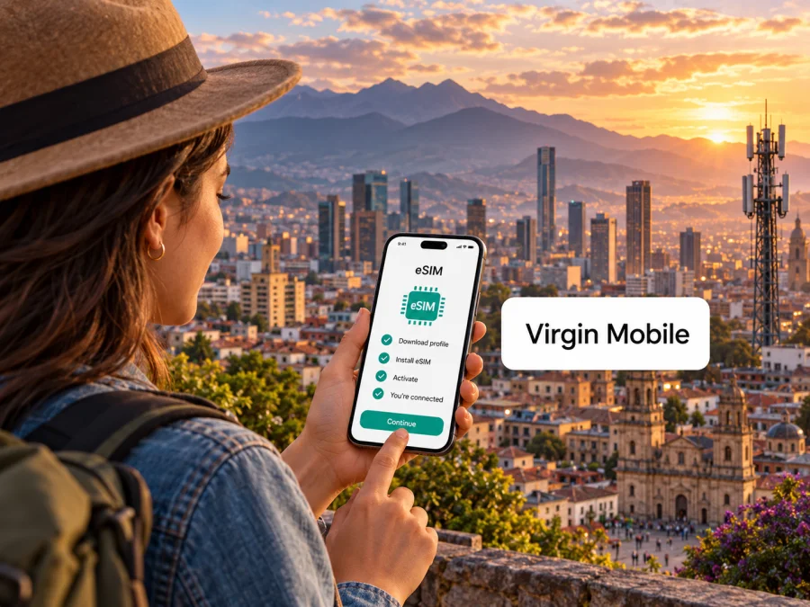 Virgin Mobile eSIM na Colômbia: o que verificar