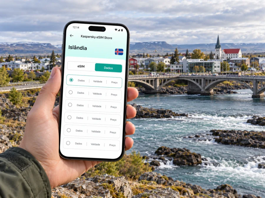 eSIM em Selfoss: internet móvel na Islândia