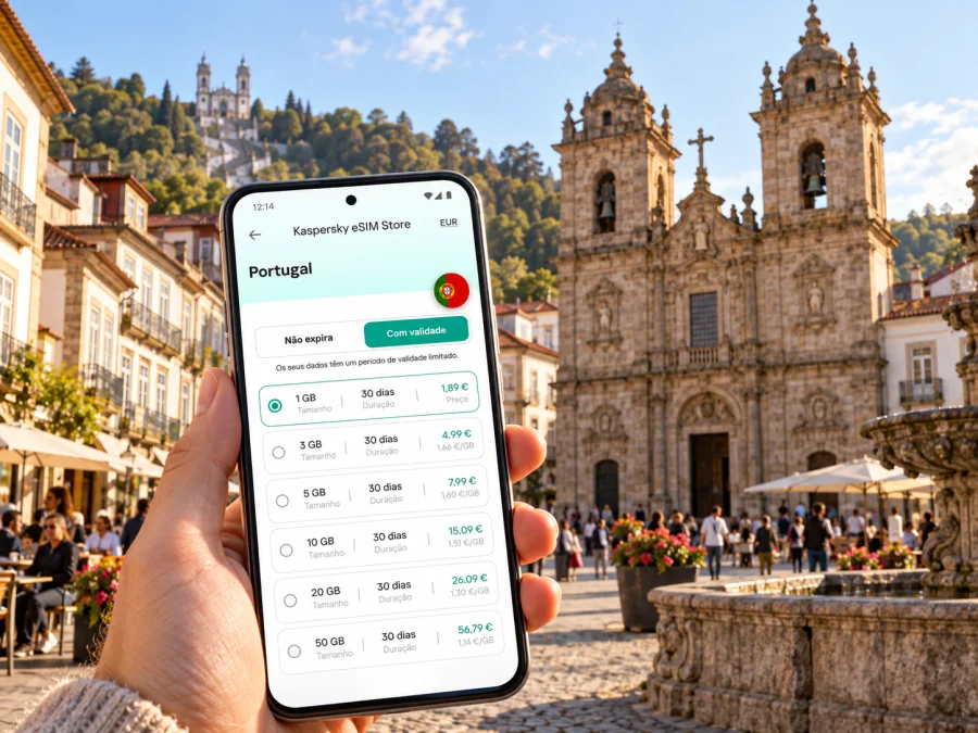 eSIM em Braga: internet móvel para a sua viagem