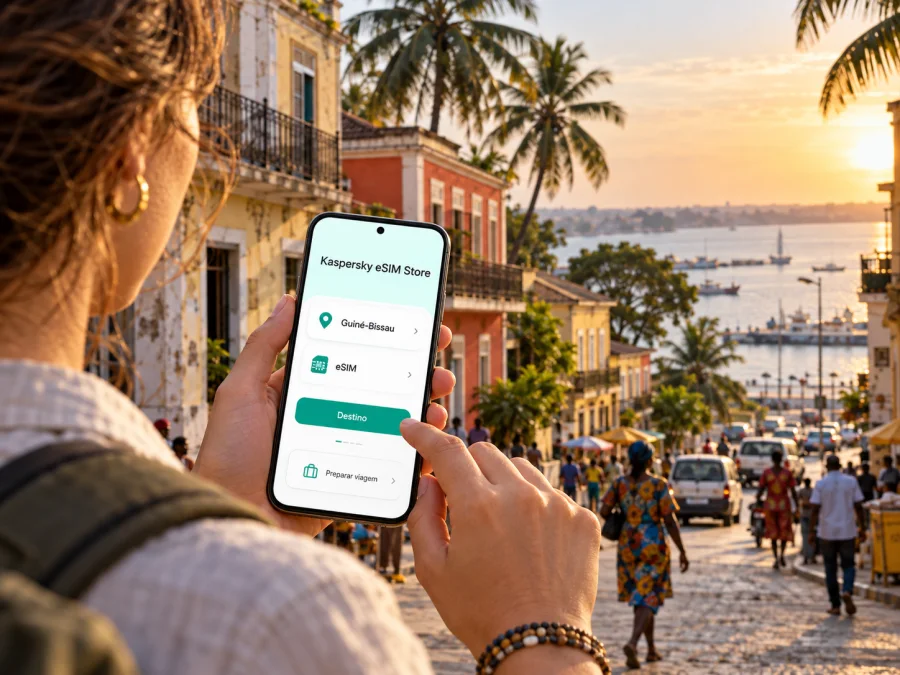 eSIM em Bissau: internet móvel na Guiné-Bissau