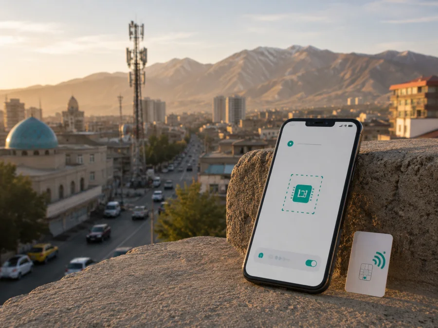 Afghan Wireless eSIM no Afeganistão: como verificar
