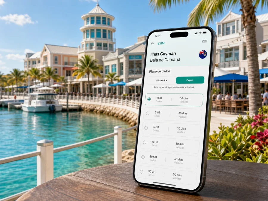 Baía de Camana eSIM: internet na viagem