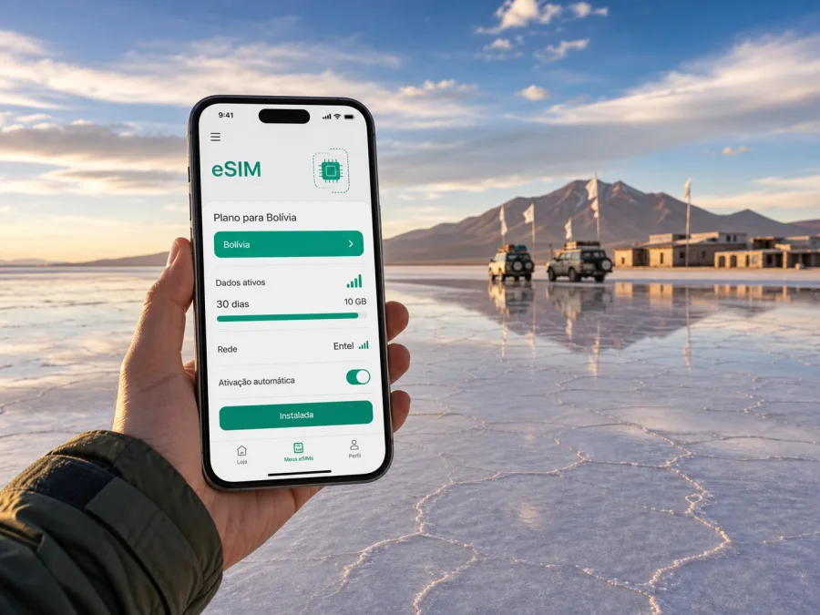 eSIM em Uyuni: internet e conexão móvel