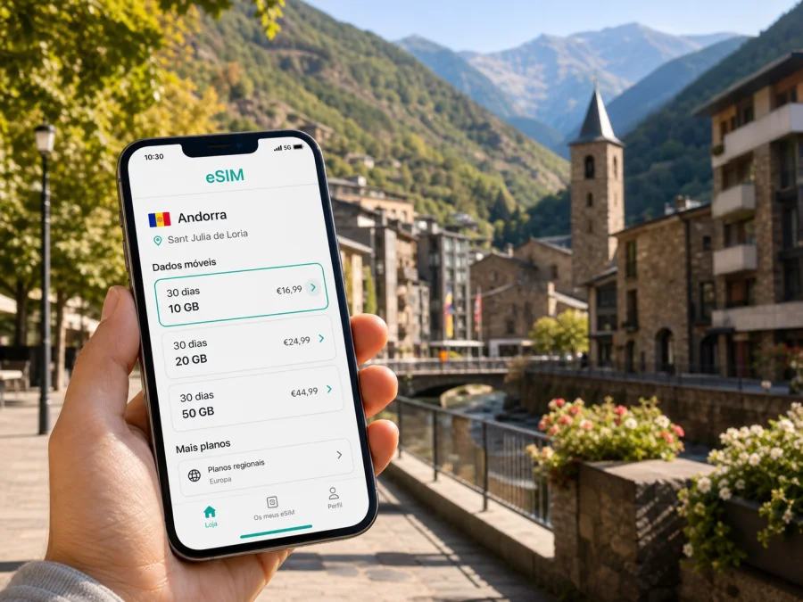 Sant Julia de Loria eSIM: internet em viagem
