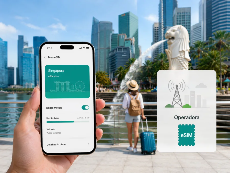 Circles.Life eSIM em Singapura: como ativar
