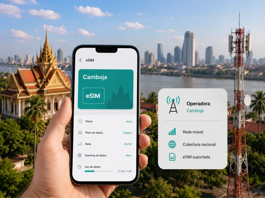 Metfone eSIM no Camboja: o que verificar