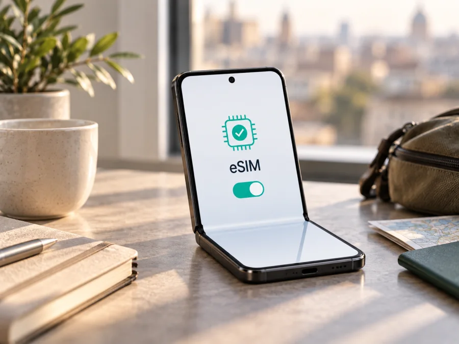 Samsung Galaxy Z Flip 5G 256GB eSIM: compatibilidade