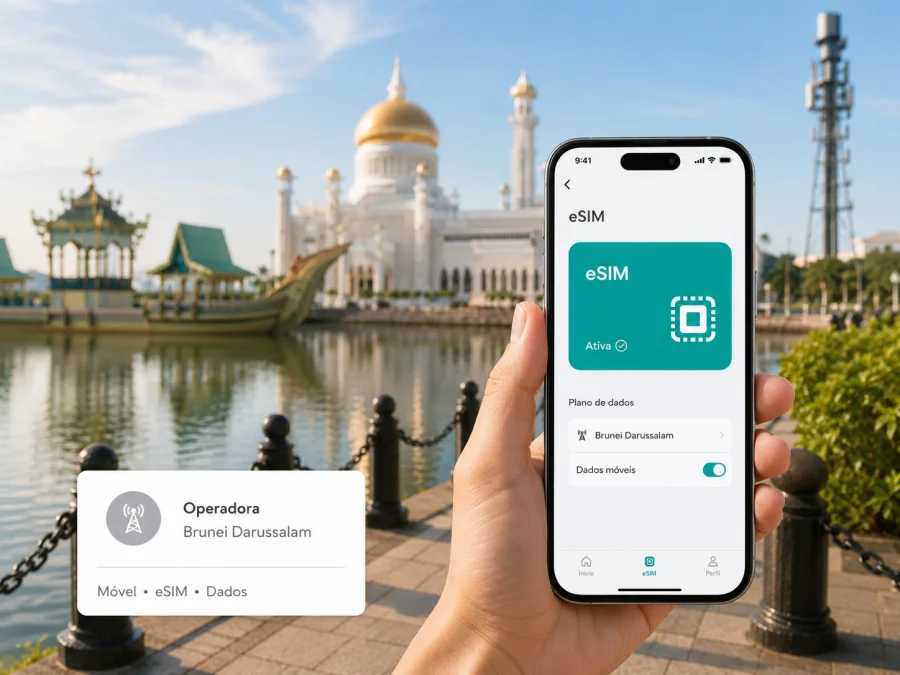 Datastream Digital eSIM em Brunei: como ativar