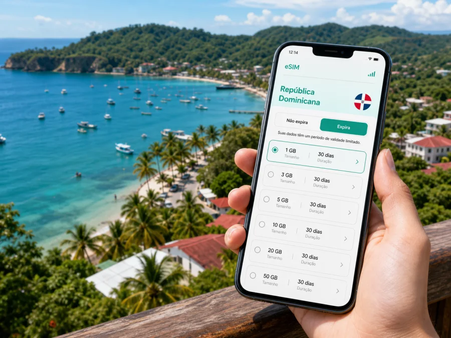 eSIM em Samaná: internet móvel para viajar