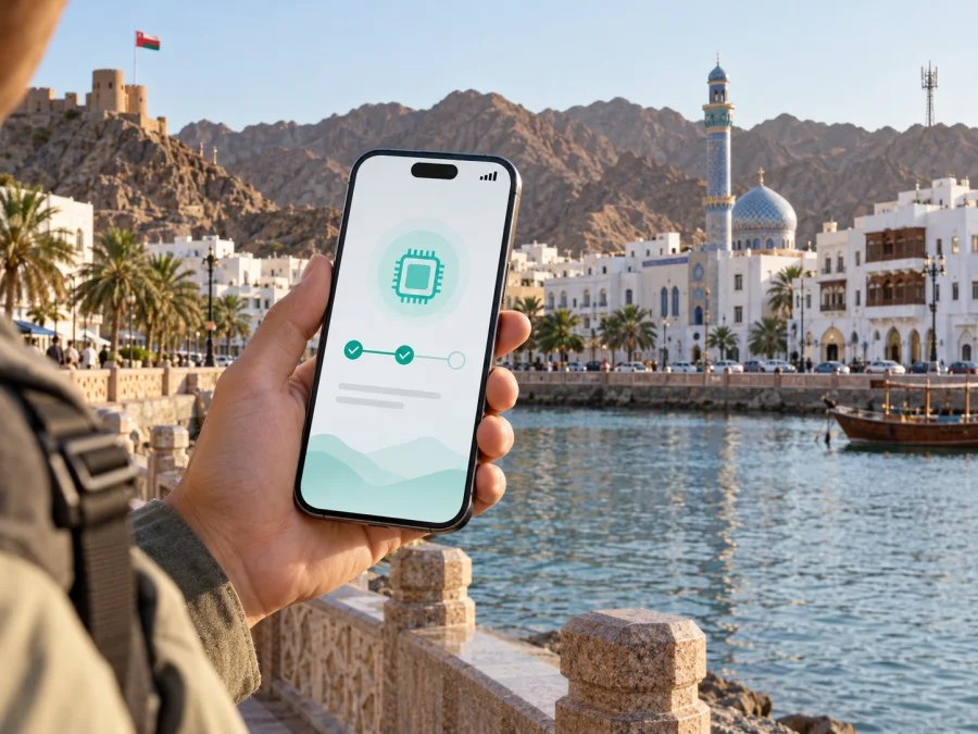 Omantel eSIM em Omã: guia para viajantes