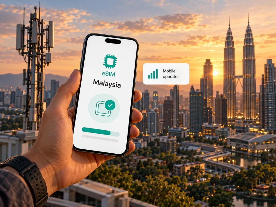 Telin Malaysia eSIM na Malásia: o que verificar