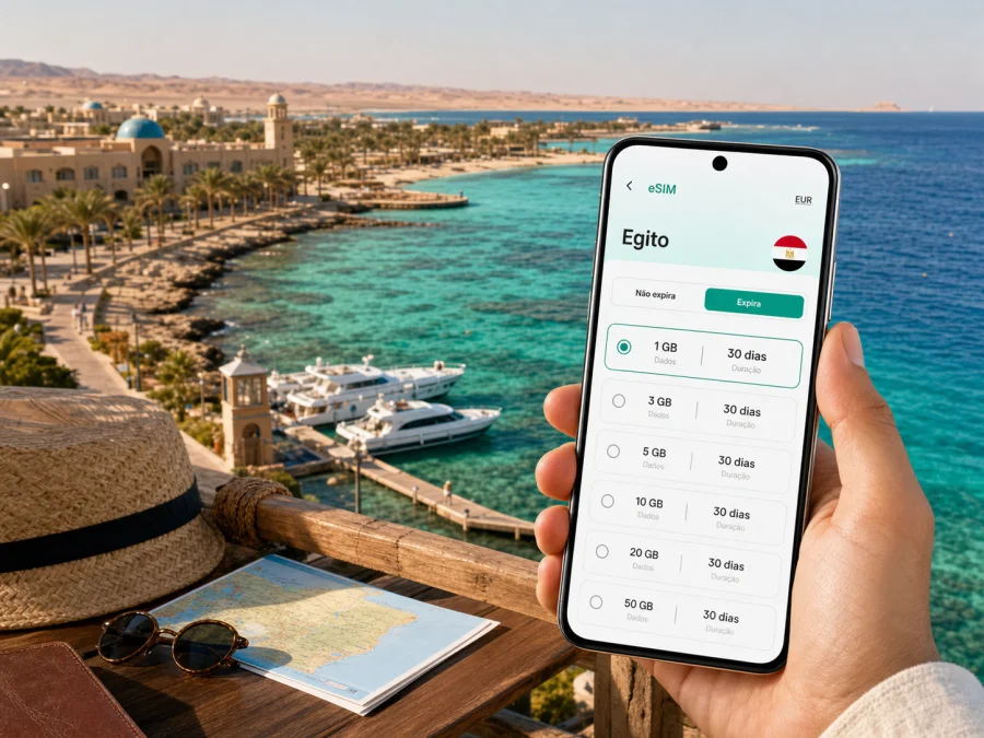 Marsa Alam eSIM: internet móvel no Egito