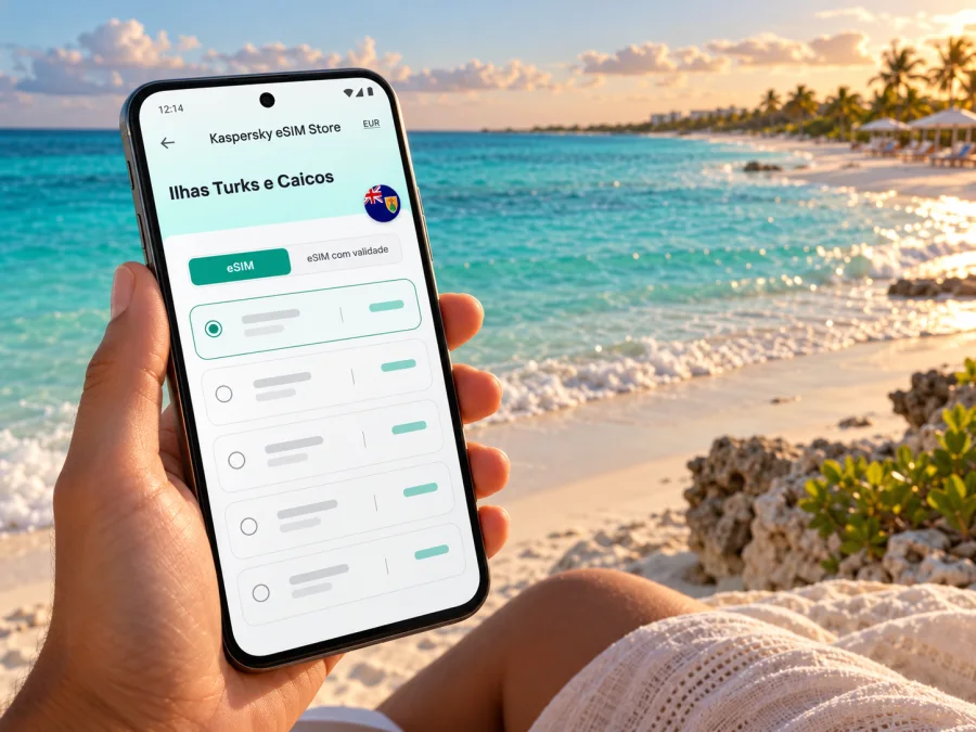 eSIM em Providenciales: internet nas Ilhas Turks e Caicos