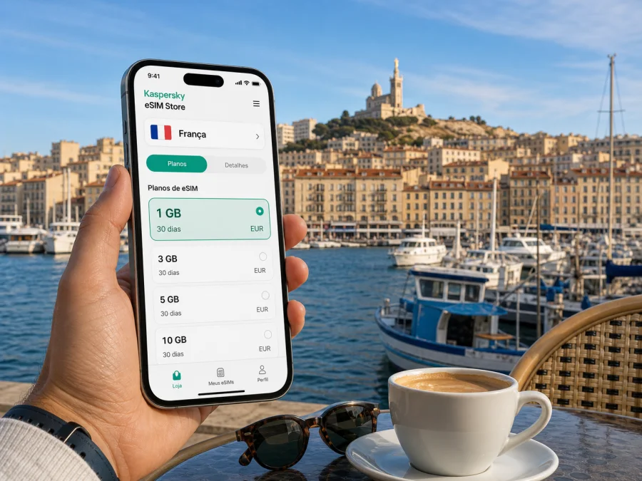 eSIM em Marselha: internet móvel na viagem