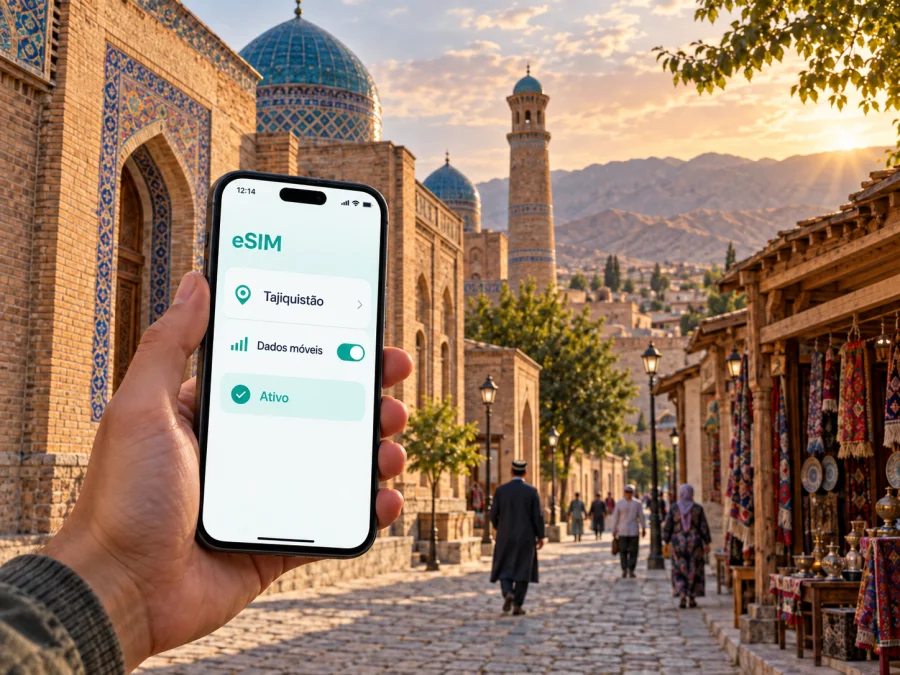 eSIM em Istaravshan: internet móvel no Tajiquistão