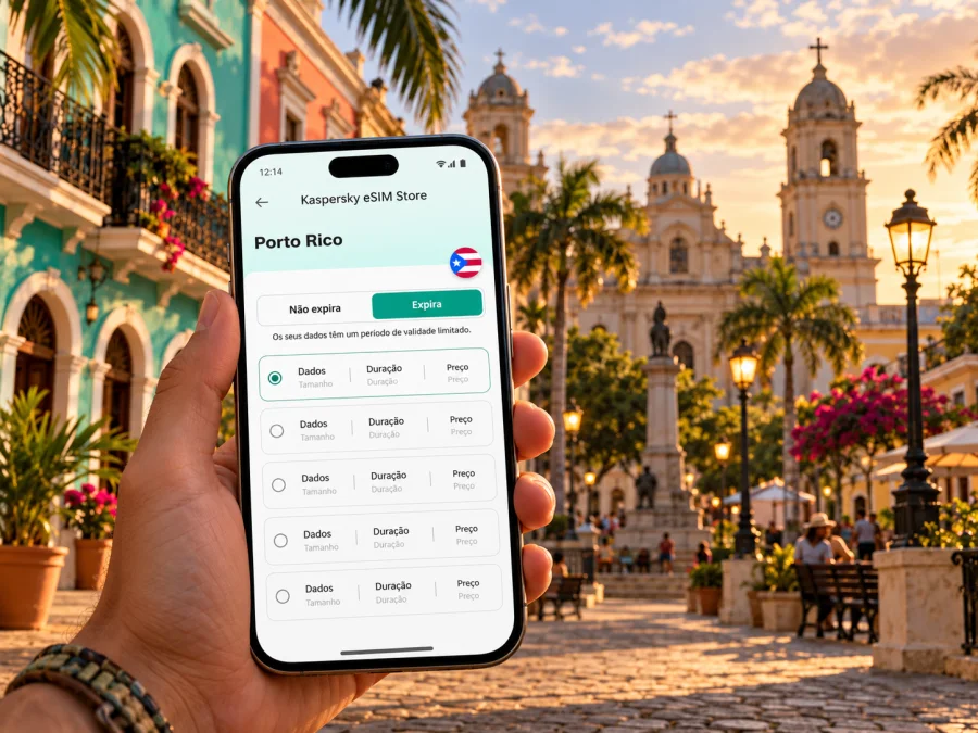 eSIM em Mayaguez: internet móvel em Porto Rico