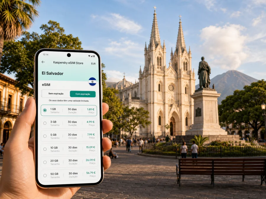 Santa Ana eSIM: internet móvel em Salvador
